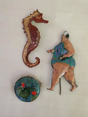 Vtg brooch jewelry lot - brooch,