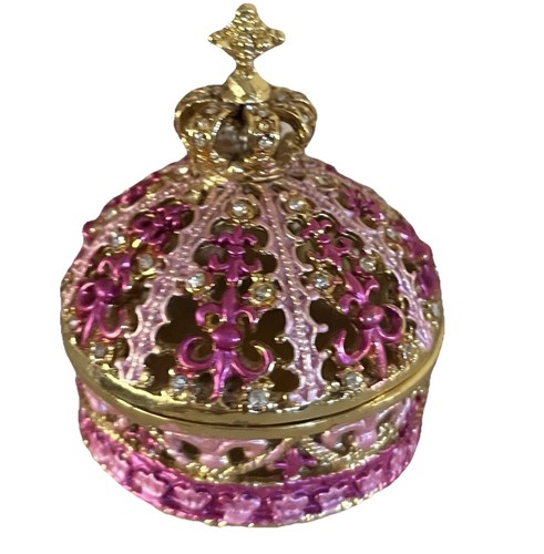 Small bejeweled pink princess - small,
